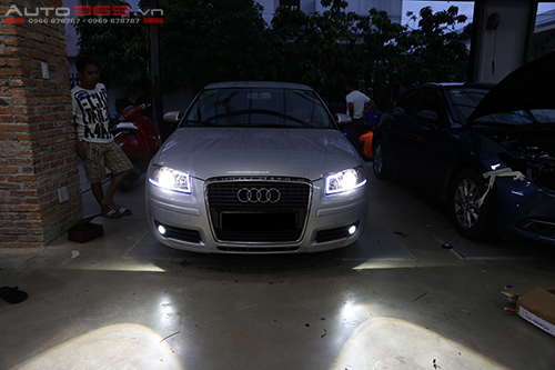 Độ đèn bi xenon Audi A3 - Đừng hỏi vì sao sáng thế!